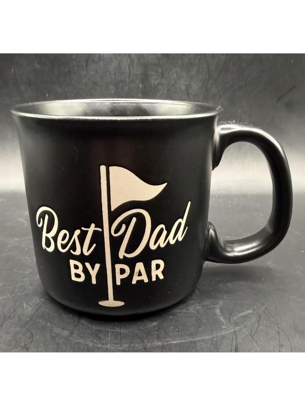 Eccolo Coffee Mug "Best Dad By Par" Golf, Fathers Day, Birthday, Lg Capacity
